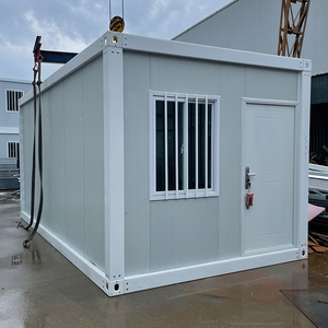 Lắp ráp phong cách hiện đại có thể tháo rời di động 10ft 20ft 40ft sang trọng sống nhà Modular đúc sẵn phẳng gói <span class=keywords><strong>container</strong></span> nhà - Product Image 1