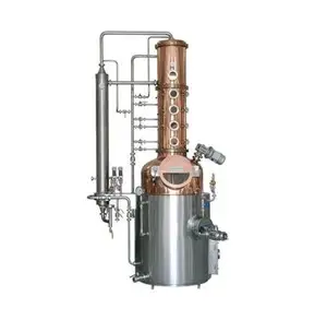 Gin Stills Vodka Distiller Wine Brandy Whisky Rum Copper Reflux steam Distilling Column Equipment For sale