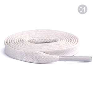 <span class=keywords><strong>Lacets</strong></span> plats en polyester ciré de haute qualité, longueur personnalisée de 0,5 à 2 m, largeur de 8 mm, pour chaussures en cuir - Product Image 6