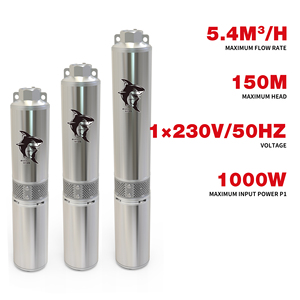 Pompes à eau submersibles à puits profond en acier inoxydable <span class=keywords><strong>GP</strong></span> Enterprises - Product Image 3