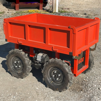 Camion benne hydraulique électrique télécommandé pour la construction en acier, nouveau modèle Kylin K600, véhicule de transport de haute qualité pour