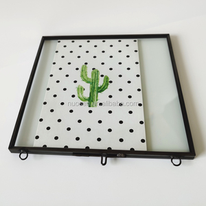 <span class=keywords><strong>Cadre</strong></span> photo Vintage en laiton Antique à suspendre, Double face, verre métallique, décoration de la maison - Product Image 4