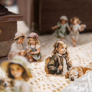 20 tờ/gói Ký Ức Tuổi Thơ loạt Retro trẻ em chủ đề dán thú cưng cho ảnh ghép Tạp Chí sáng tạo - Product Image 3