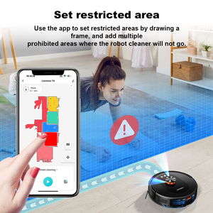 LIECTROUX T9 <span class=keywords><strong>Robot</strong></span> Aspirapolvere con LDS e Raccoglitore di Polvere Autopulente - Product Image 4
