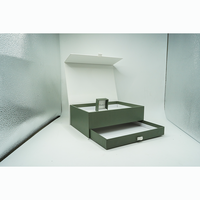 Boîte cadeau magnétique avec gaufrage, design 2023, papier couché recyclable, pour bijoux et bagues