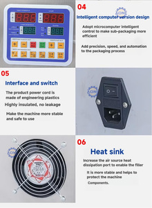 Low MOQ Snacks Vertical Packing Machine Heat-sealing Pour Chips Packaging Machines 220V/110V Ensacheuse Automatique - Product Image 6