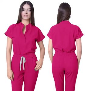 Set di Camici Chirurgici Unisex Senza Maniche in Tessuto Dobby Poliestere, <span class=keywords><strong>Abbigliamento</strong></span> <span class=keywords><strong>Medico</strong></span> per Dottori, Spa, Centri Estetici e Jogging - Product Image 1