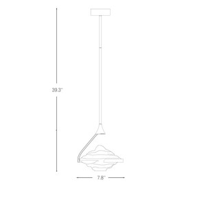 Lampe suspendue en cuivre de style nordique, de luxe léger, créative et personnalisée, à tête unique, pour restaurant, chambre à coucher ou chevet, avec cristal de designer - Product Image 2