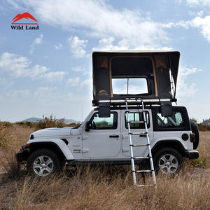 Wild Land Normandy Tente de toit de voiture manuelle en aluminium breveté de haute qualité Soft Shell - Product Image 3