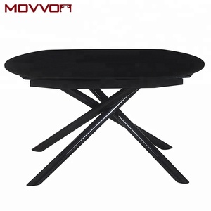 Di alta Qualità Superiore di <span class=keywords><strong>Vetro</strong></span> da cucina <span class=keywords><strong>tavolo</strong></span> da <span class=keywords><strong>pranzo</strong></span> di lusso Moderno 6 Sedili Solido per Sala da <span class=keywords><strong>pranzo</strong></span> - Product Image 3