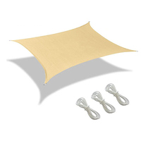 Voile d'ombrage en HDPE, taux d'ombrage de 95 %, protection UV 5 ans, couleur et taille personnalisées, imperméable, auvent solaire extérieur, jardin GAISHI