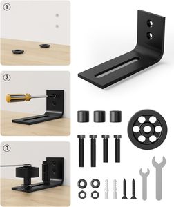 <span class=keywords><strong>Guide</strong></span> <span class=keywords><strong>de</strong></span> plancher en acier <span class=keywords><strong>au</strong></span> carbone <span class=keywords><strong>de</strong></span> bonne qualité prêt à l'emploi Kit <span class=keywords><strong>de</strong></span> quincaillerie <span class=keywords><strong>pour</strong></span> <span class=keywords><strong>porte</strong></span> <span class=keywords><strong>de</strong></span> grange - Product Image 2