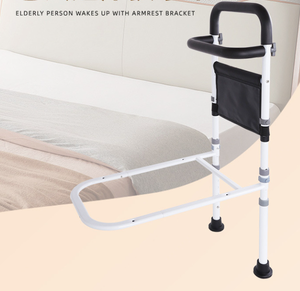 Barres d'appui de chevet à engrenages multiples mobiles Main courante de chevet portable pour chambre à coucher - Product Image 3