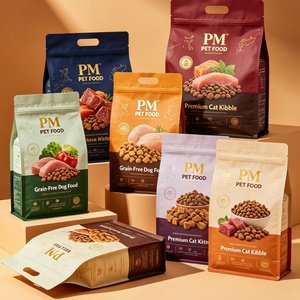Bolsa de Papel Kraft Compostable para Envasado de Alimentos Secos Orgánicos, Impresión Personalizada, Alta Barrera, Ecológica, para Alimentos para Mascotas - Product Image 4
