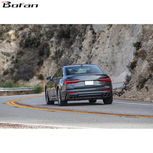Difusor trasero para parachoques de coche <span class=keywords><strong>AUDI</strong></span> <span class=keywords><strong>A6</strong></span>, accesorios con tubo trasero de acero inoxidable, estilo <span class=keywords><strong>s</strong></span>-<span class=keywords><strong>line</strong></span> S6, <span class=keywords><strong>2019</strong></span> - Product Image 6