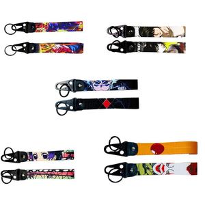 100 Designs Eagle Lanyard Mixed Anime Luffy Goku Uchiha Lanyard Key Eagle Hook Wrist Lanyard