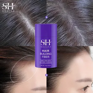 High Quality Hair Thickening Fiber Black Waterproof Keratin Hair Fiber Powder