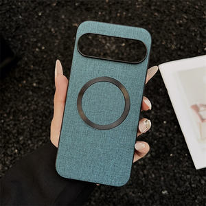 Funda magnética de tela de lujo para <span class=keywords><strong>Google</strong></span> <span class=keywords><strong>Pixel</strong></span> 10 9 8 7 <span class=keywords><strong>6</strong></span> <span class=keywords><strong>Pro</strong></span> XL 8A 7A 6A, funda delgada a prueba de golpes con imán para Pixel10 9Pro - Product Image 1