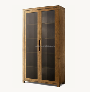 Buffet français de conception de la Renaissance sassanide salon antique armoire en verre plaqué laiton d'<span class=keywords><strong>Orsay</strong></span> - Product Image 2