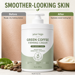 Crema Reafirmante con Vitamina E y Café Verde para una Experiencia SPA, Hidratación Profunda, Reafirma la Piel, Suaviza y Atenúa la Piel Seca y Áspera (ODM/OEM) - Product Image 5