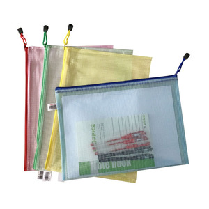 Groothandel Transparante Mesh Rits Document Tassen A3 <span class=keywords><strong>A4</strong></span> A5 Size Waterdichte Bestand Map Organizer Pouch Kantoor School Briefpapier - Product Image 5