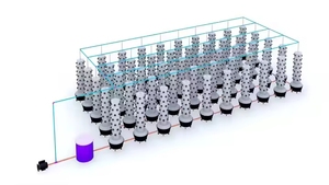 Oem Tour agricole verticale Système de culture hydroponique vertical <span class=keywords><strong>pour</strong></span> jardin Tour aéroponique hydroponique 20 28 36 Plant LED Grow Lights - Product Image 5