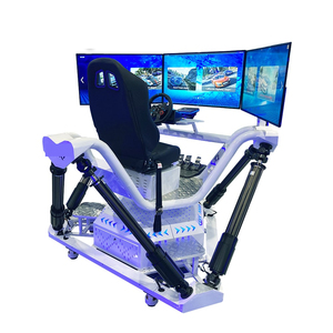 Plataforma de Movimiento 6DOF, Máquina de Juego de Carreras de Autos con 3 Pantallas para Parque Temático - Product Image 1