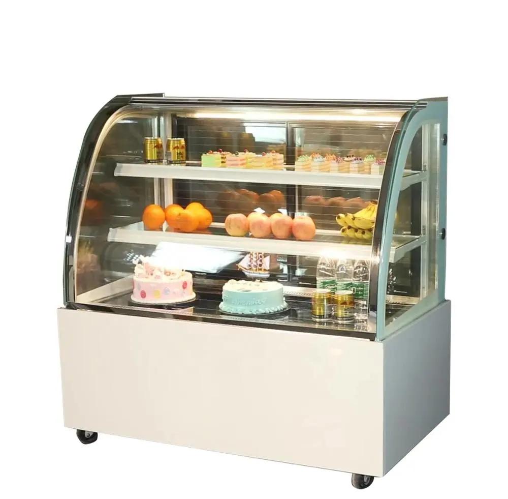 Fruit And Vegetable Display Stand Refrigerated Showcase Refrigerated Display Tops Display Cake