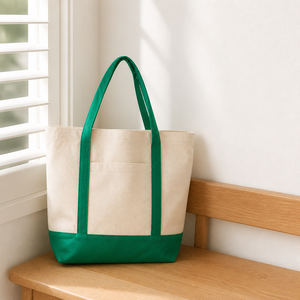 Sac fourre-tout en coton écologique grande capacité pour extérieur, patchwork coloré, broderie personnalisée, bandoulière longue en ruban – Qualité professionnelle usine - Product Image 2