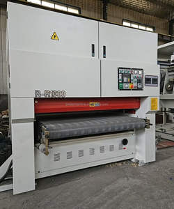 Alimentador automático de doble cabeza, cepilladora de tambor para trabajar la madera, lijadora - Product Image 1