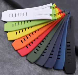 Correas de <span class=keywords><strong>reloj</strong></span> para <span class=keywords><strong>hombre</strong></span> de 30mm correa de <span class=keywords><strong>reloj</strong></span> de goma FKM para pulsera <span class=keywords><strong>Audemars</strong></span> <span class=keywords><strong>Piguet</strong></span> Royal Oak - Product Image 4