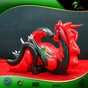 Juguete Inflable Gigante de Dragón de 3m, Rojo y Negro Brillante, <span class=keywords><strong>Goodra</strong></span> Flotante, Diseño Hongyi - Product Image 3
