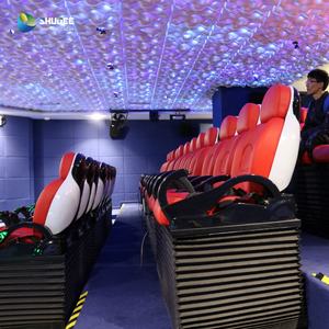 Bon fauteuil de cinéma 4D en fibre de verre avec écran à 180 degrés pour l'aéroport, l'éducation, le parc de trampoline - Product Image 4