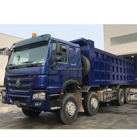 Надежный подержанный самосвал Howo 8x4, тяжелый 12-колесный грузовик, готов к экспорту на рынок Африки.