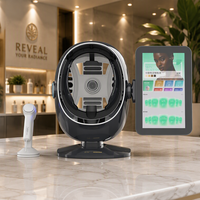 Analyseur de peau multispectral K57 avec sonde de dermoscopie portable, écran tactile, scanner de peau du visage pour usage en salon de beauté