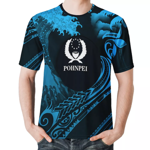 قميص كلاسيكي أبيض وأسود للرجال تصميم قبلي بولينيزي مخصص تي شيرت مطبوع مقاس كبير 8xl توبات رجالية جيدة التهوية - Product Image 3