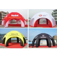 Tente araignée gonflable imperméable pour l'extérieur, gazebo géant, doom air pour les événements massifs, structure stable, style