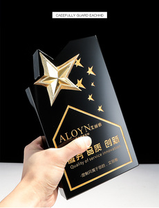 Trofeo de cristal en forma de Casa transparente en blanco K9 al por mayor, trofeo de cristal personalizado negro personalizado, premios para recuerdos - Product Image 6