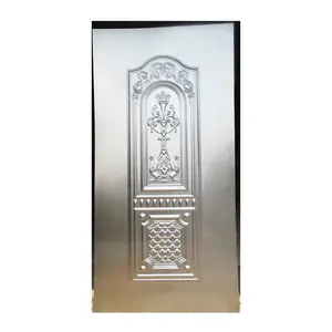 Embossed Metal Door Sheet Galvanized Steel Door Plates Panel Moulded Stamped Steel Door Skin