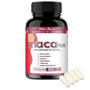 Wins Town maca curve plus 7500mg max maca plus extreme curve fabriqué spécialement pour les fesses/hanches extreme curve maca plus capsules - Product Image 3