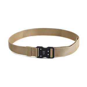 Cinturón Elástico Tejido para Hombre, Color Caqui, Hebilla de Cierre Automático, Tela de Poliéster, para Ropa de Trabajo y Uso en Exteriores - Product Image 3