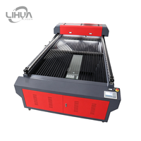 Lihua 1325 grande taille 8 pieds par 4 pieds Pvc cuir Mdf tissu Textile acrylique CNC Co2 Laser découpeuse de bois