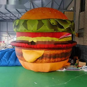Wholesale Bespoke <strong>Giant</strong> Inflatable Hamburger Inflatable <strong>Food</strong> Models With Factory Price for Burger Shop Advertising - Product Image 2