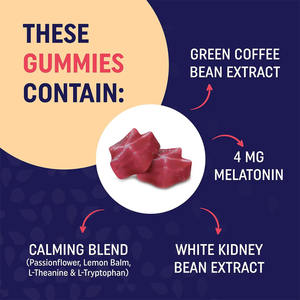 Gommose Brucia Grassi Notturne Senza Zucchero con Garcinia Cambogia e Vitamine per Adulti - Product Image 3