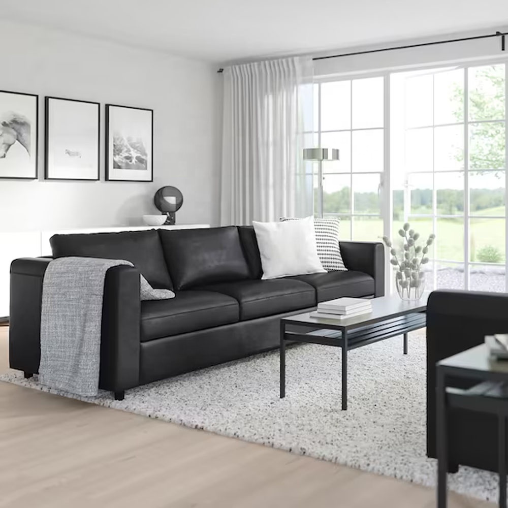 New Arrival Sitting Room Furniture Luxury Sofa Set Cheap Leather Furniture Sofa Set Lounge Suite
