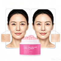 Crème Visage en Capsules Soin Nourrissant Intensif de Nuit avec Collagène Peptidique pour la Réduction des Rides