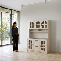 Armoire de rangement de cuisine en bois moderne
