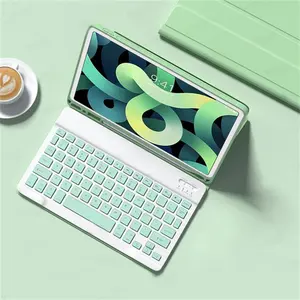 Wireless Keyboard With Pencil Holder Stand & Mouse & Magic Smart Touchpad Keyboard Case For Ipad Pro 11/Pro 10.5/10.2/Air 4 3 2