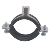 Collier de serrage métallique réglable robuste en acier inoxydable galvanisé pour tuyaux métriques