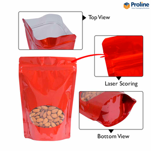 Le gousset transparent tiennent l'emballage alimentaire refermable de Mylar de tirette de poche CPP PE - Product Image 4